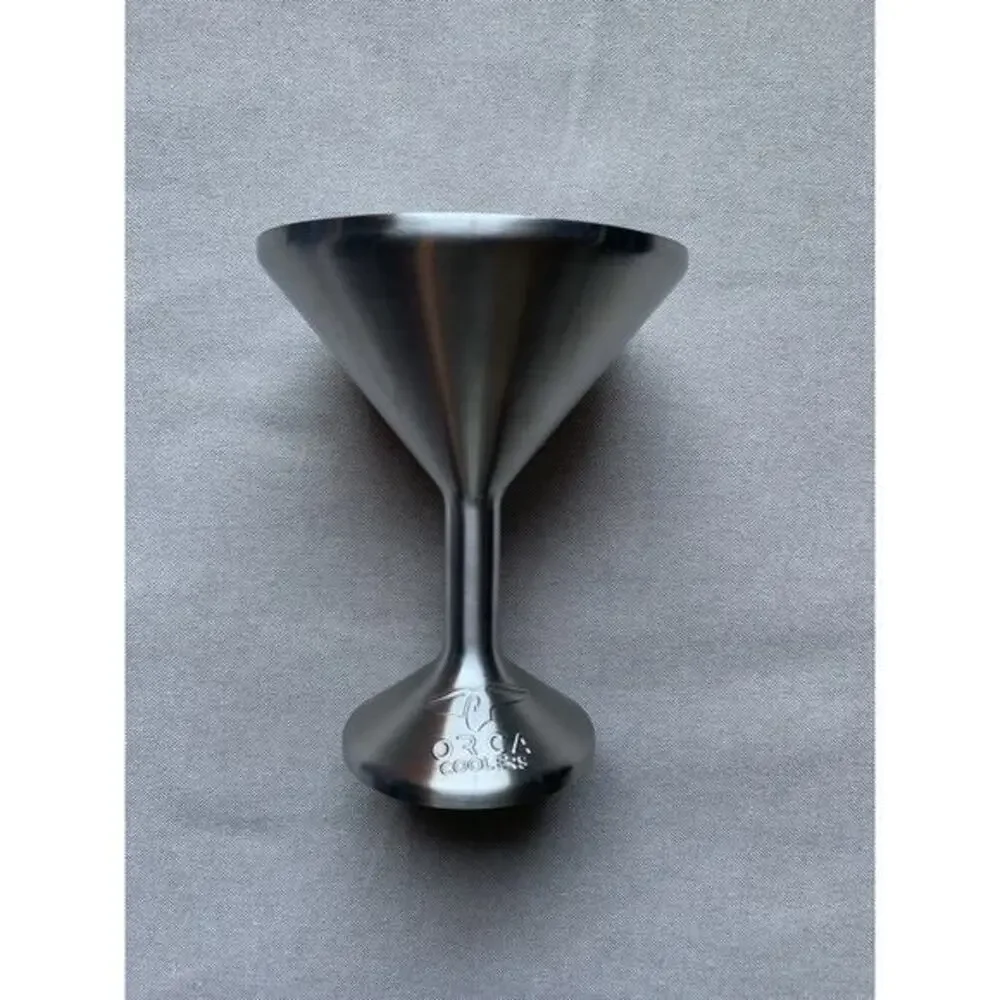Orca Cooler Chasertini NEW Stainless Steel Martini Sipping Travel Cup Silver 8oz